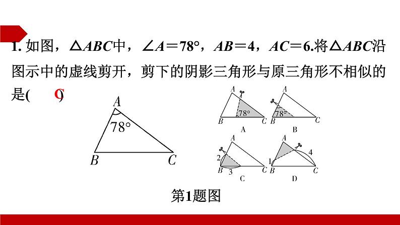 2022年中考数学二轮复习专题《相似三角形》课件PPT第5页