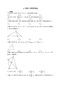 2020-2021学年7 相似三角形的性质练习