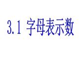 3.1 字母表示数（13）（课件）数学七年级上册-苏科版