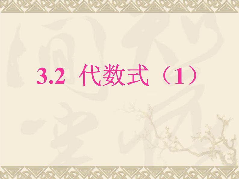 3.2 代数式（12）（课件）数学七年级上册-苏科版第1页