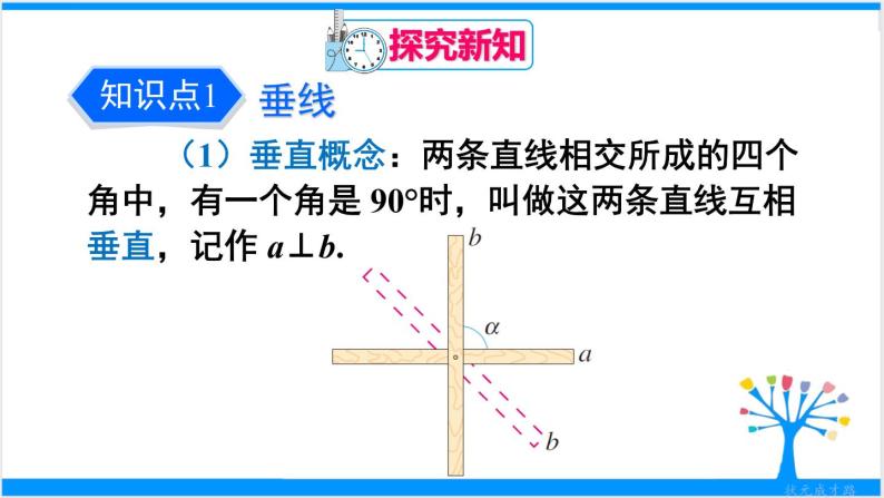 人教版七年级下册数学5.1.2垂线（课件+导学案+同步练习含答案）06