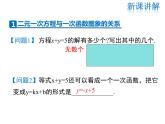 2021-2022学年度北师大版八年级上册数学课件 5.6  二元一次方程与一次函数