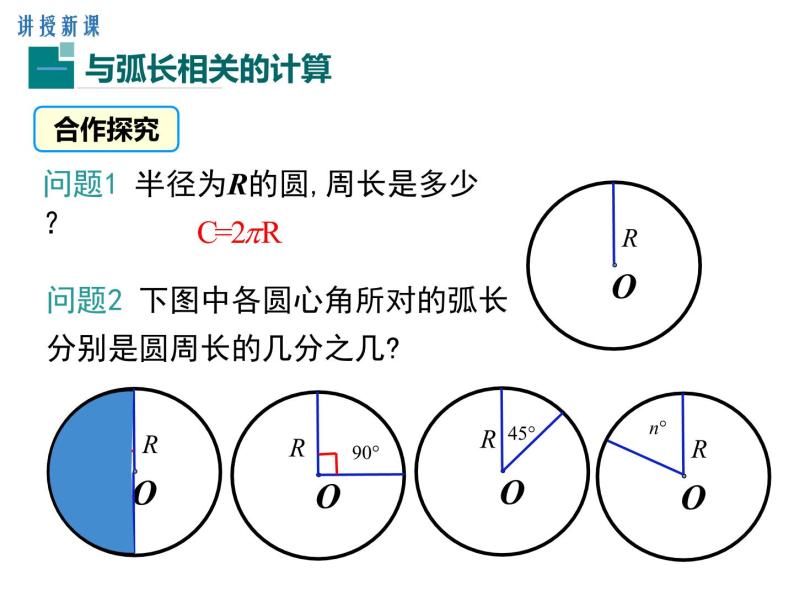人教版九年级上册24.4 弧长及扇形的面积课文ppt课件-教习网|课件下载