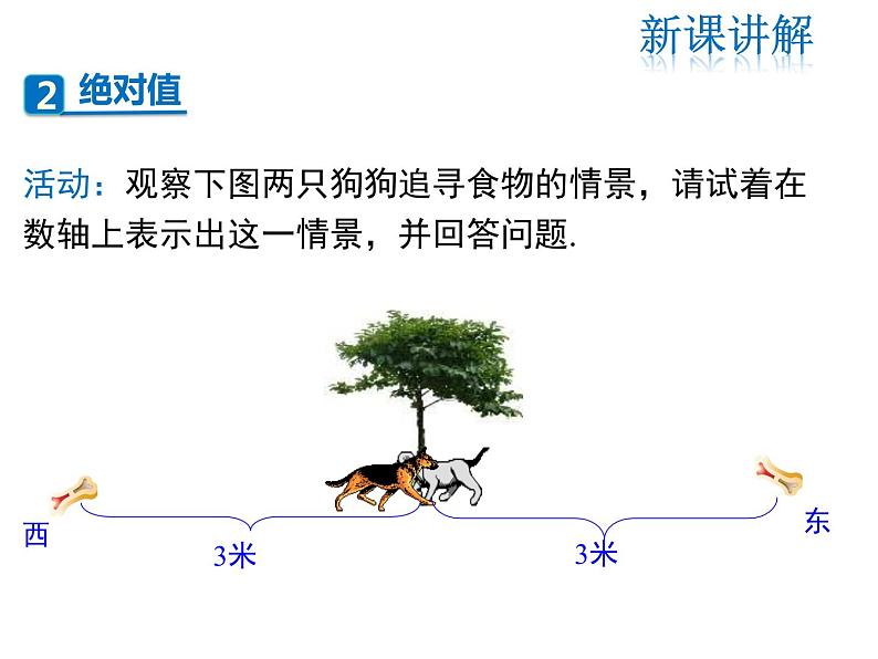 2021-2022学年度北师大版七年级上册数学课件 2.3 绝对值第7页