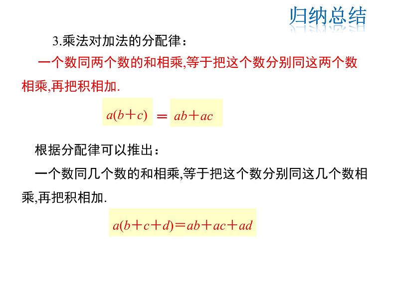 2021-2022学年度北师大版七年级上册数学课件 2.7 第2课时 有理数乘法的运算律第8页