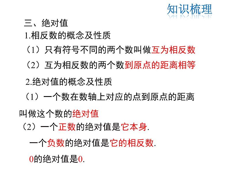 2021-2022学年度北师大版七年级上册数学课件 第二章 小结与复习04