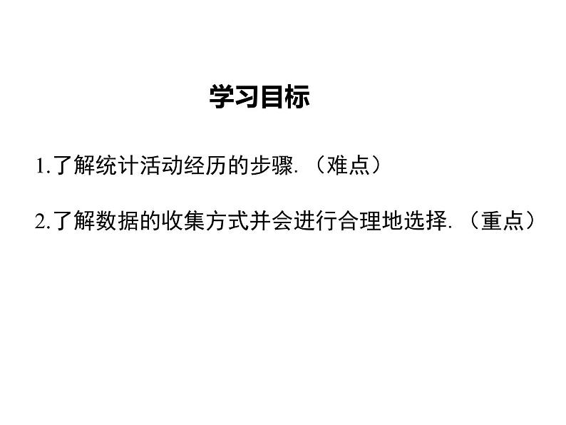 2021-2022学年度北师大版七年级上册数学课件 6.1 数据的收集第2页