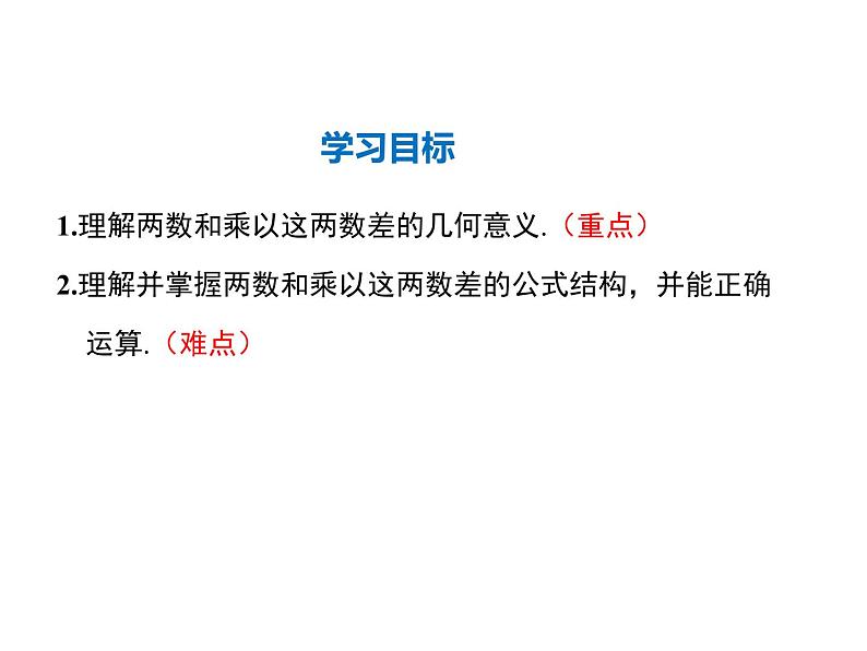 2021-2022学年度华师大版八年级上册数学课件 12.3 乘法公式（第1课时）第2页