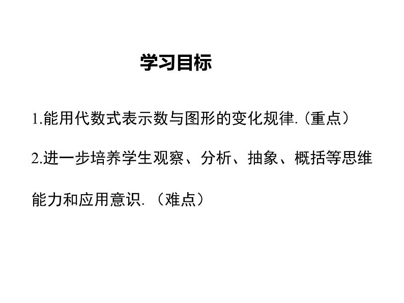 2021-2022学年度北师大版七年级上册数学课件 3.5 探索与表达规律02