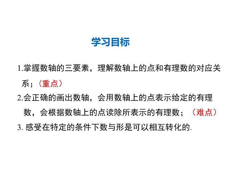 2021-2022学年度华师大版七年级上册数学课件 2.2.1 数轴02