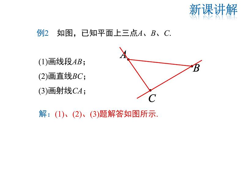 2021-2022学年度华师大版七年级上册数学课件 4.5.1 点和线07