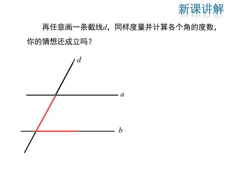 2021-2022学年度华师大版七年级上册数学课件 5.2.3 平行线的性质第6页