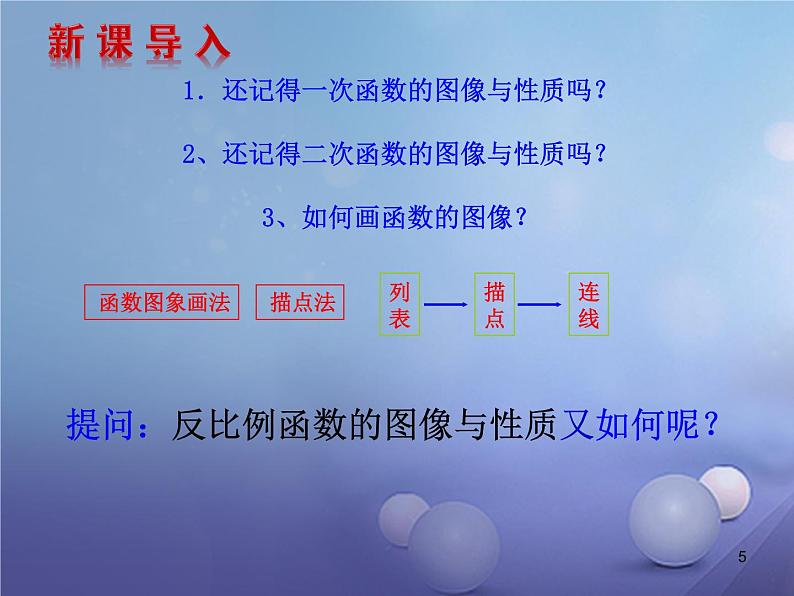 2020--2021学年人教版九年级数学下册课件-26.1.2 反比例函数的图象和性质05