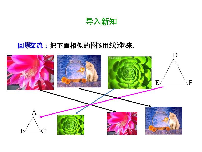 2020-2021学年人教版数学九年级下册第二十七章 27.1.2 相似多边形 课件第3页