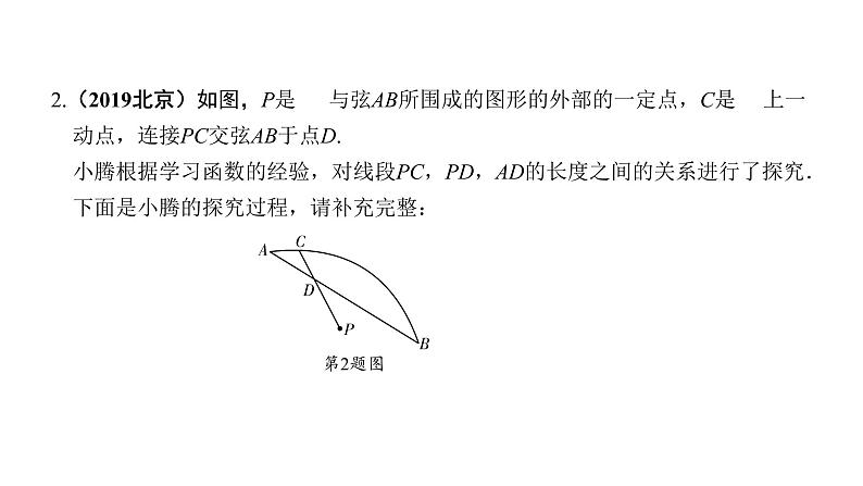 2021-2022学年度北师大版九年级中考复习课件 专题五 新函数性质的探究题第8页