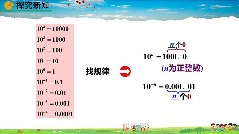 北师大版数学七年级下册  1.3 同底数幂的除法（第2课时）【教学课件】第7页