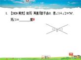 北师大版数学七年级下册  第二章  相交线与平行线  全章热门考点整合应用【习题课件】