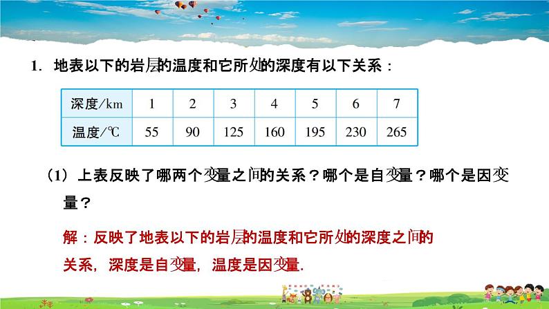 北师大版数学七年级下册  第三章 变量之间的关系  阶段核心方法  变量之间的关系的表示法【习题课件】02