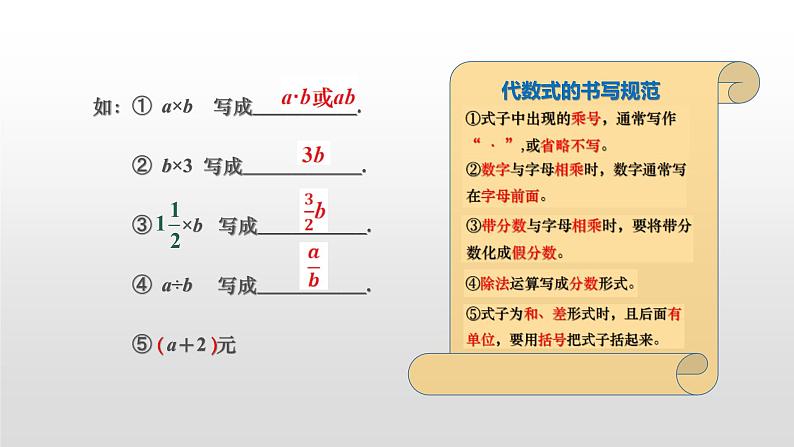 3.1.3列代数式 课件PPT第5页