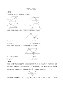 人教版七年级下册5.2.2 平行线的判定优秀习题