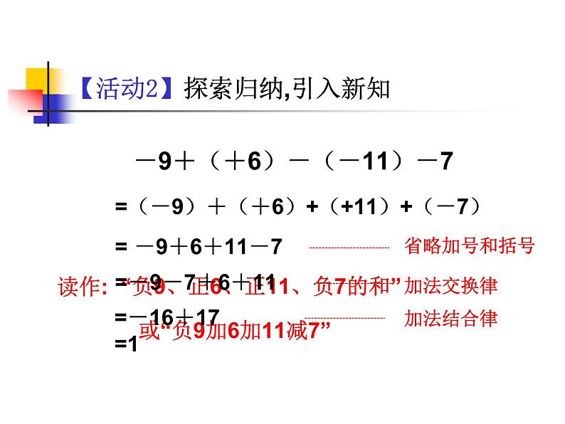 1.3.2  有理数的减法（2）课件PPT第6页