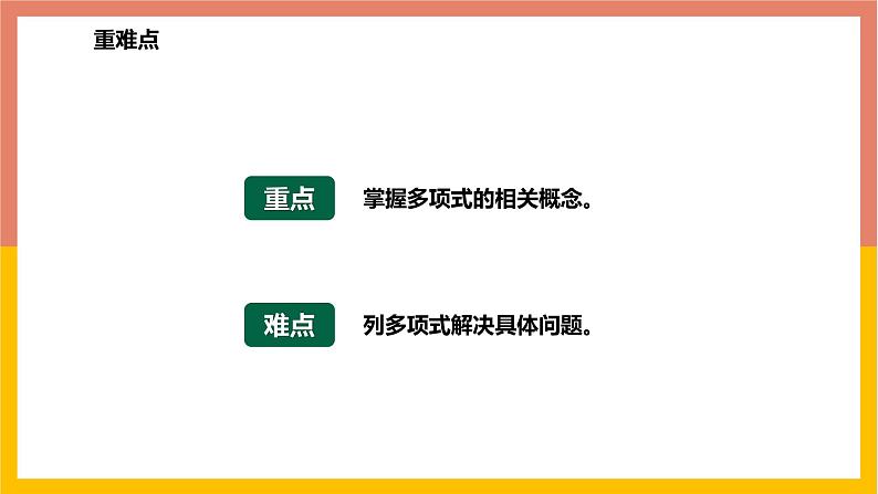 4.1.2多项式及整式 课件-七年级数学上册-冀教版第3页