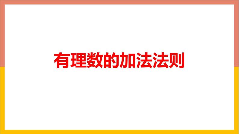 1.5.1有理数的加法法则 课件-七年级数学上册-冀教版第1页