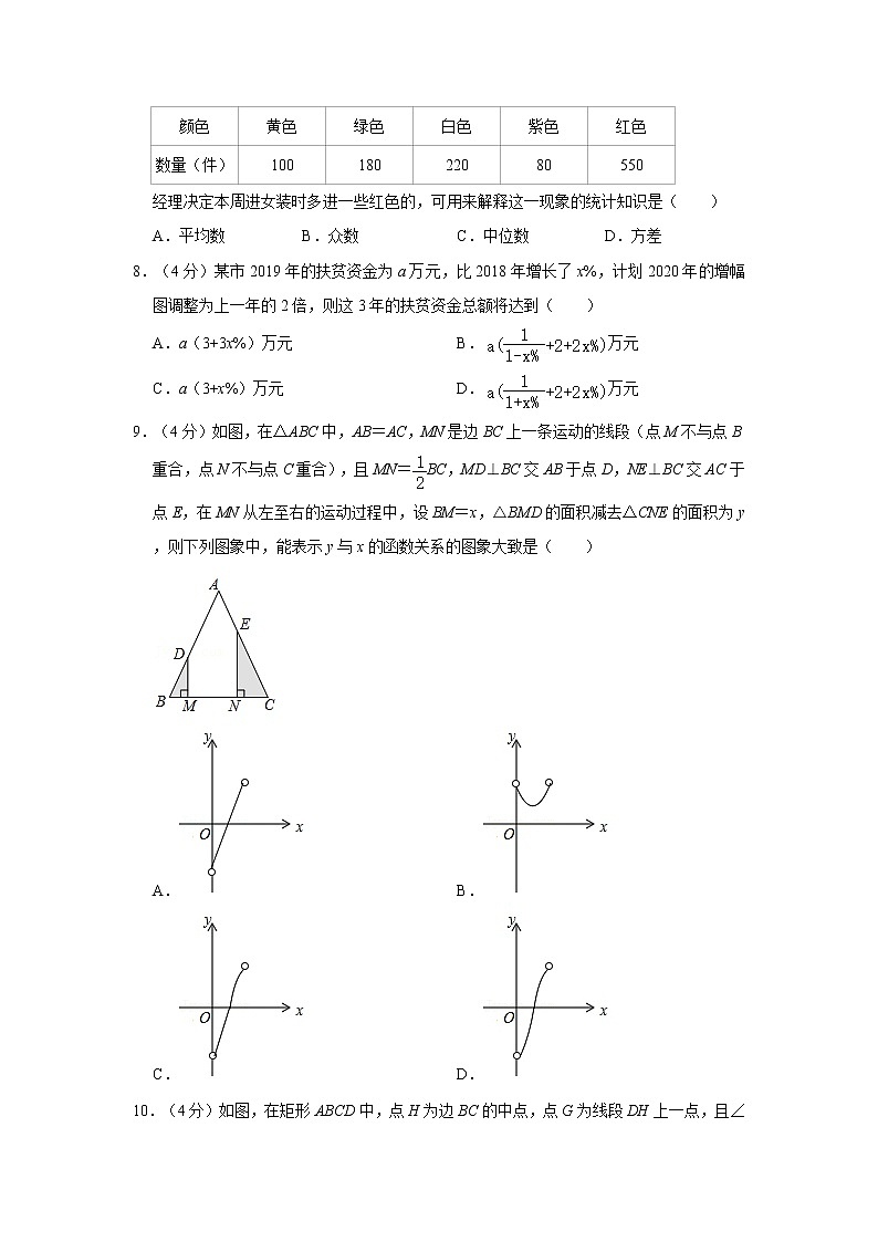 2021年安徽省安庆四中中考数学二模试卷  解析版02