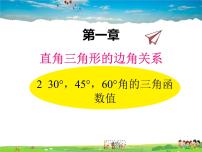 九年级下册2 30°、45°、60°角的三角函数值教学ppt课件