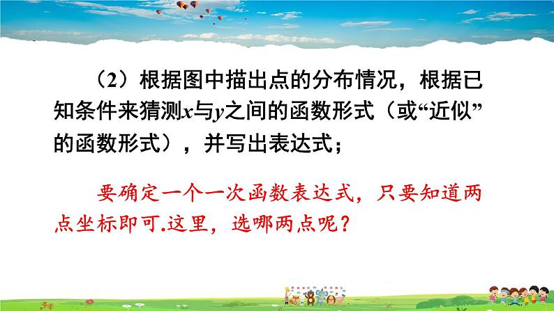 沪科版数学八年级上册  12.4 综合与实践 一次函数模型的应用【 教学课件+教案】06