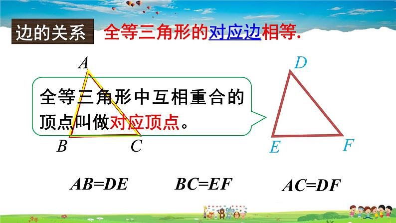 沪科版数学八年级上册  14.1 全等三角形【 教学课件+教案】05