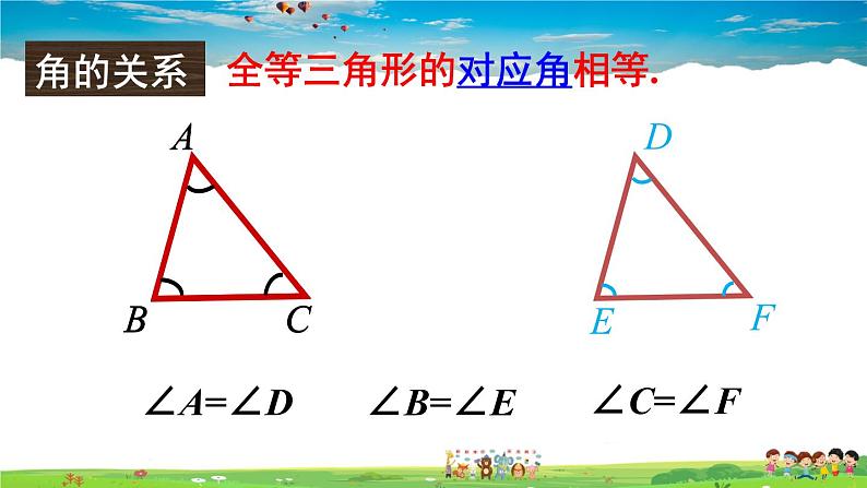 沪科版数学八年级上册  14.1 全等三角形【 教学课件+教案】06