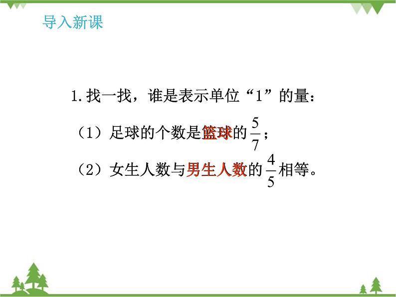 人教版（五四制)数学六年级上册 2.3 分数除法的应用_课件第2页