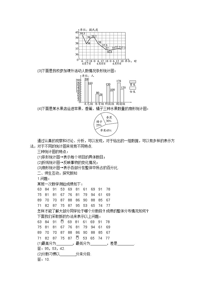 北师大版七年级数学上册第六章  第三节数据的表示教案03
