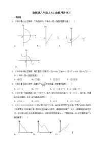 数学八年级上册5.2 函数精练