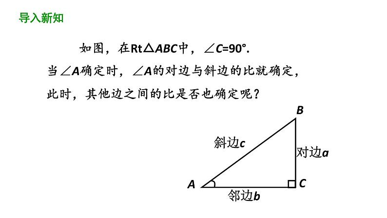 28.1锐角三角函数（第2课时） 课件 2020-2021学年人教版数学 九年级下册03