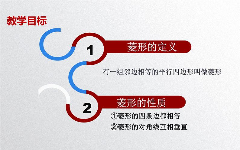 北师大版九年级数学上册《菱形的性质与判定》课件02
