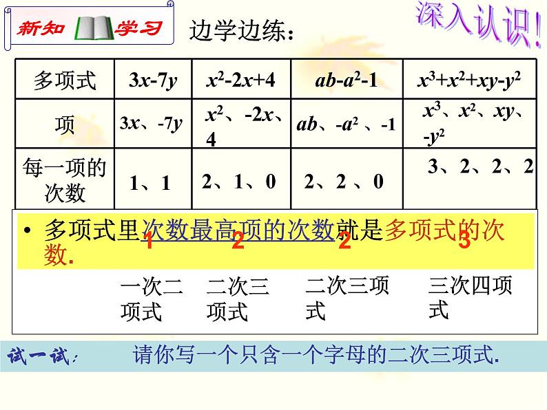 2.1  整式（3）课件PPT第6页