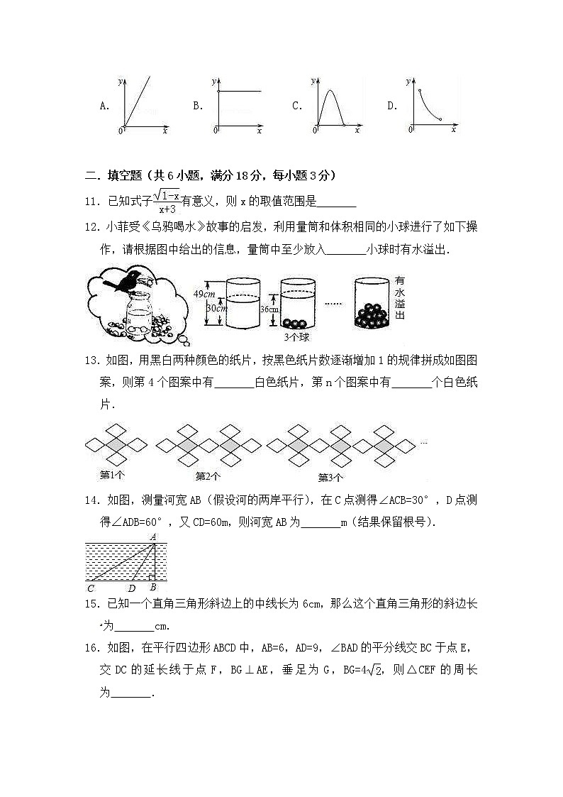 (内蒙古版)2021年中考数学模拟练习卷02（含答案）第3页