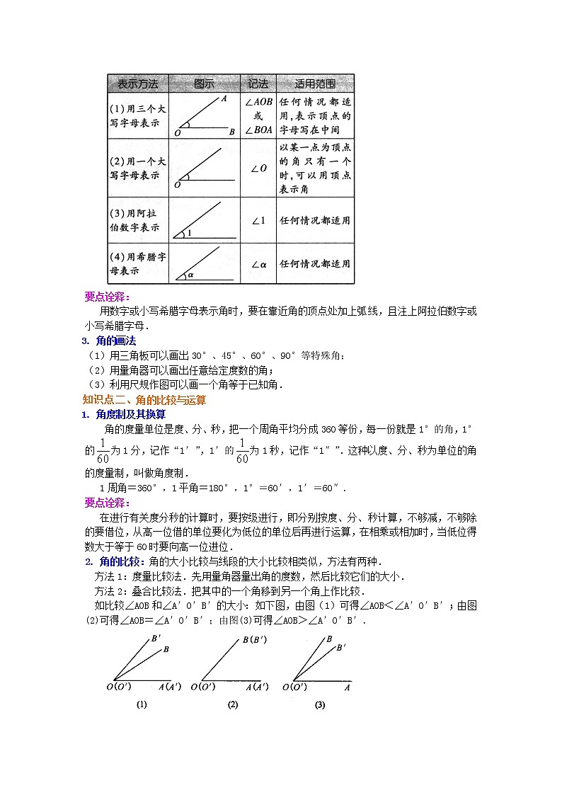 角（提高）知识讲解学案02