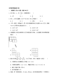 (安徽版)2021年中考数学模拟练习卷11（含答案）