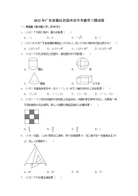 2021年广东省湛江市雷州市中考数学三模试卷 word，解析版