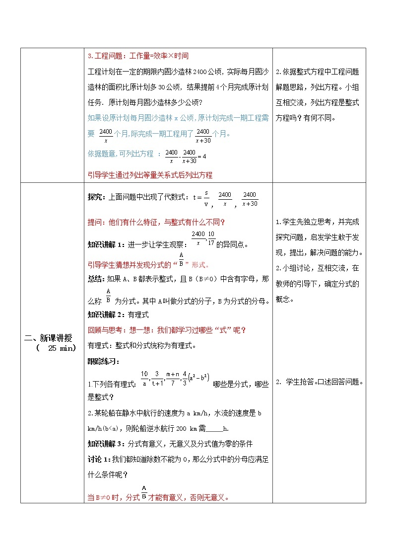 华师大版八年级下册 16.1.2 分式 课件+教案+练习02