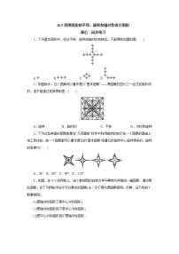 初中数学第十六章 轴对称和中心对称16.5 利用图形的平移、旋转和轴对称设计图案巩固练习