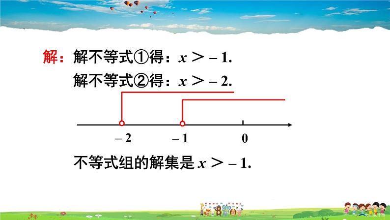 沪科版数学七年级下册 第7章 一元一次不等式与不等式组  7.3 一元一次不等式组-第2课时 较复杂的一元一次不等式组的解法【教学课件】03