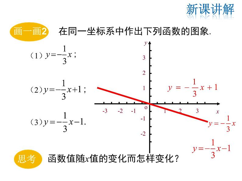 2021-2022学年度华师版八年级数学下册课件 17.3.3  一次函数的性质第5页