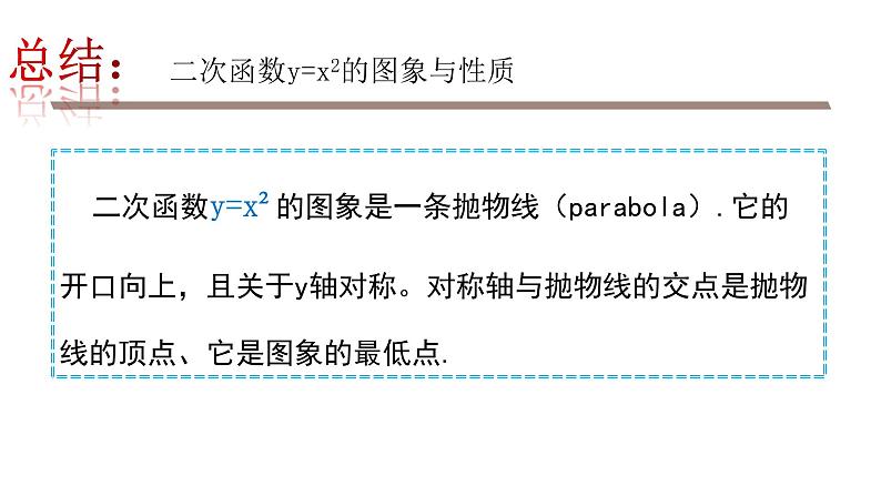 九年级下册第二章 二次函数  2.2.1 y=x2的图象与性质课件PPT第8页