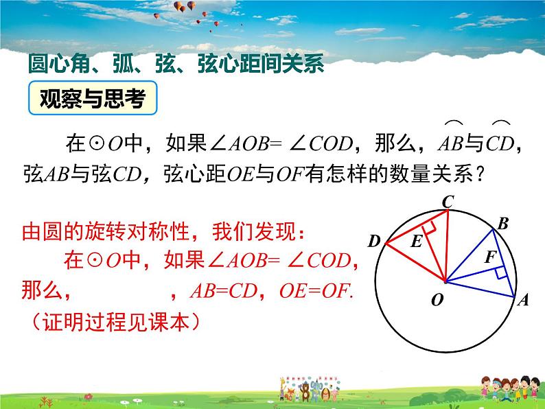 沪科版数学九年级下册 24.2 第3课时 圆心角、弧、弦、弦心距间关系【教学课件】第7页