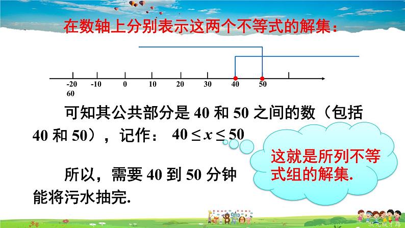 华师版数学七年级下册 8.3 一元一次不等式组【教学课件】第5页