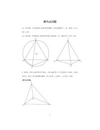 【专项练习】备战中考数学58种模型专练 51.费马点（含答案）